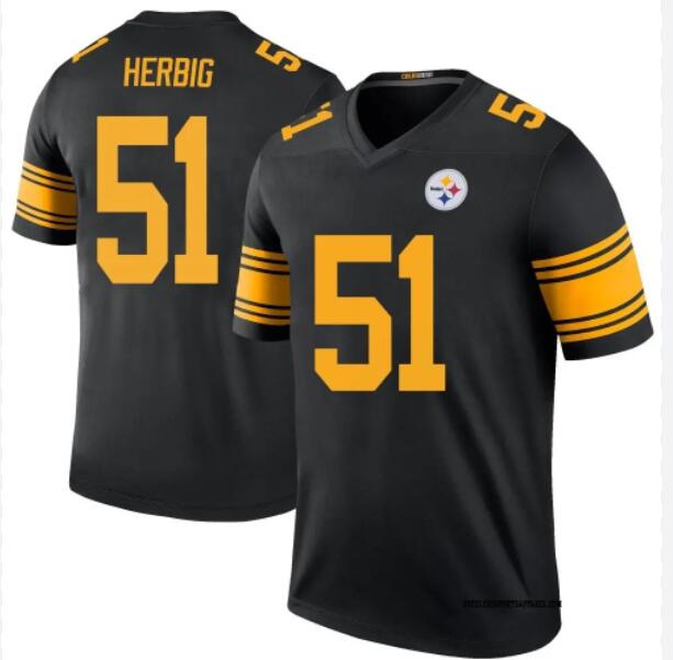Men Pittsburgh Steelers #51 Herbig black 2024 Nike NFL Jersey->indianapolis colts->NFL Jersey